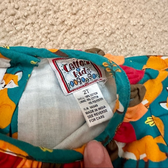 Cotton Kids Fox Dress - Picture 7 of 7